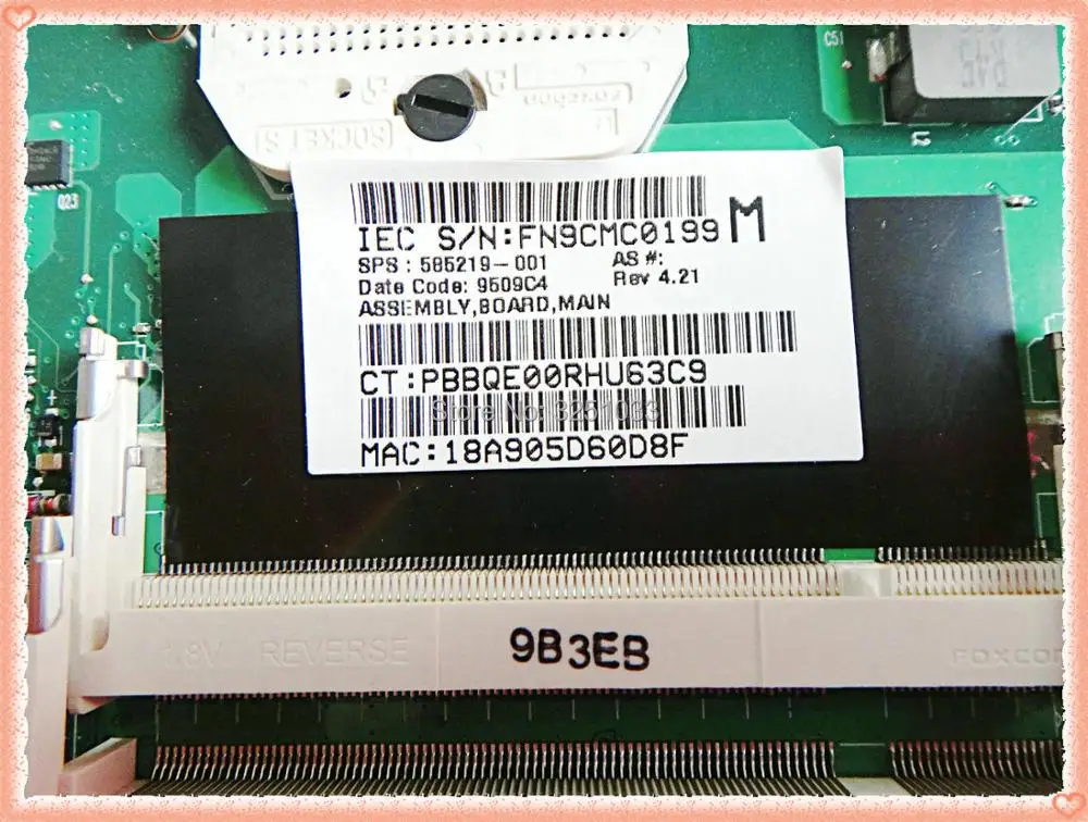 585219-001 HP Probook 4415S 4515S 4416s plokštė 4510s Notepad HP ProBook 4415s Notebook AMD nemokamas pristatymas