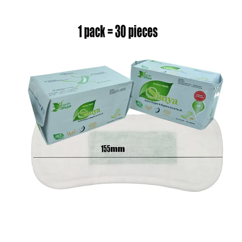 6Pack Higieniniai Paketai Moteriškos Higienos Anijonas PadsSanitary Pagalvėlės, Servetėlės Organinių kelnaičių Įklotai Higieniniai Rankšluosčiai Naktį Naudoti