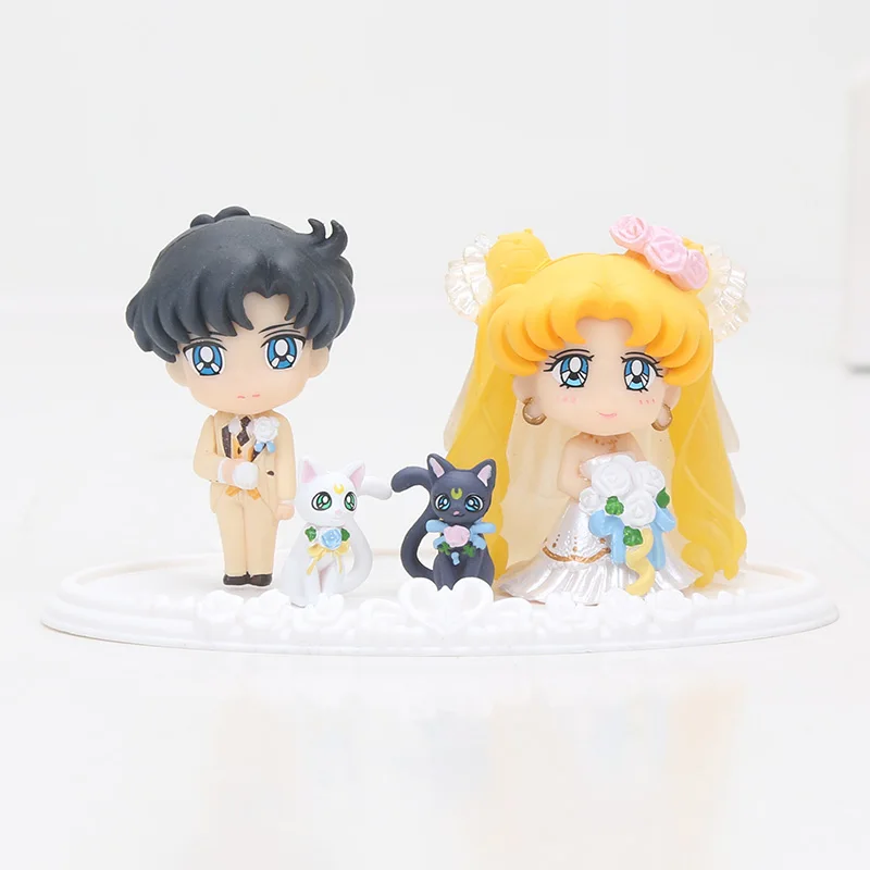 6cm Sailor Moon Princess Ramybės Čiba Mamoru Luna Gana Guardian 