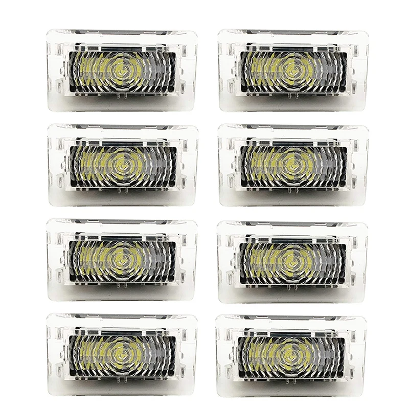 8Pcs LED Lemputės Komplektą Kamieno Frunk Šviesos Tesla Model 3 S X Ultra Bright Lengva Prijungti Pakeitimo LED Interjero Lempos