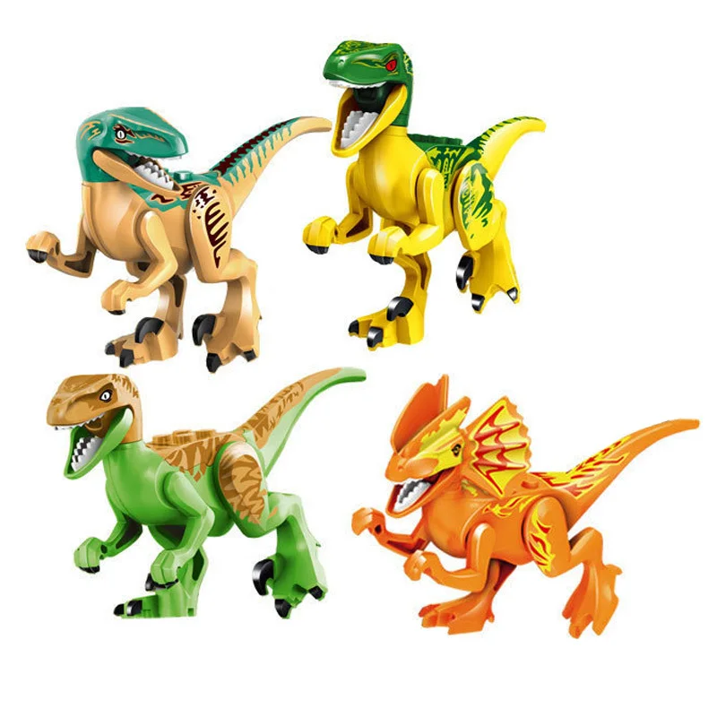 8pcs/daug Dinozaurai iš Juros periodo Veiksmų Žaislai Pav Amino Pasaulio Kino Žaislas 