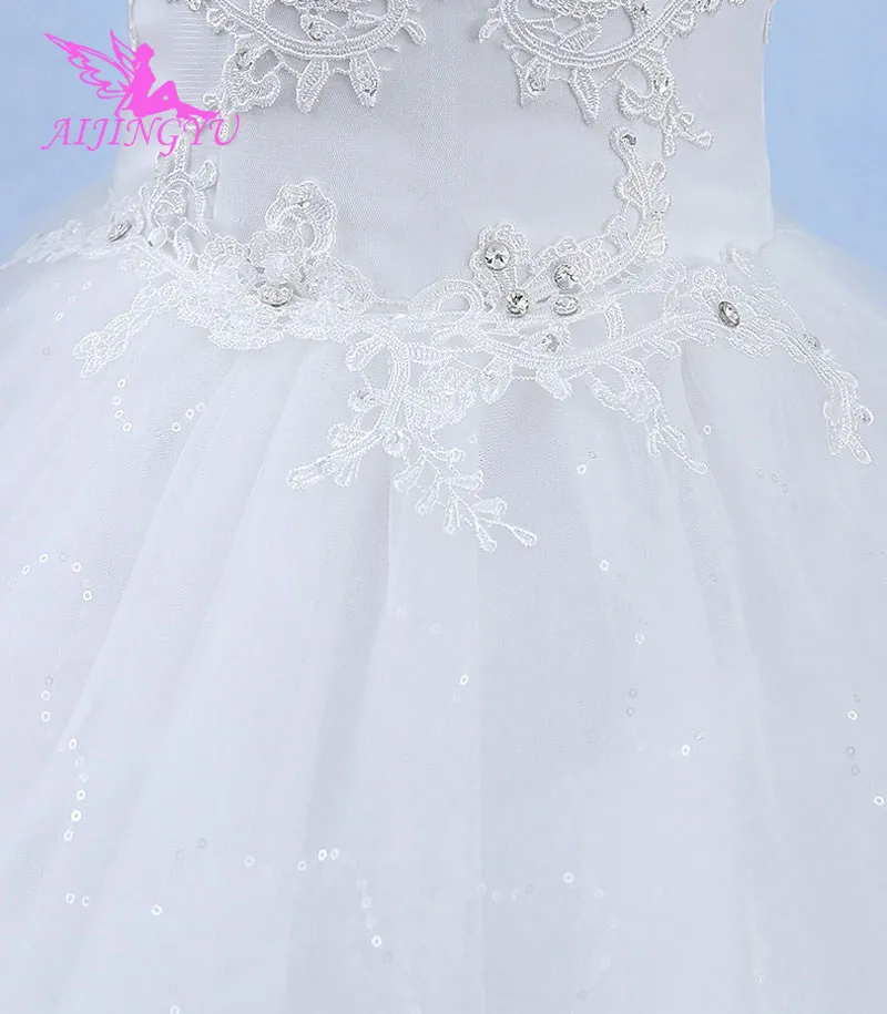 AIJINGYU 2021 nuotakos naujų karšto pardavimo pigūs kamuolys suknelė nėriniai atgal oficialų nuotakos suknelės, vestuvių suknelė WK825