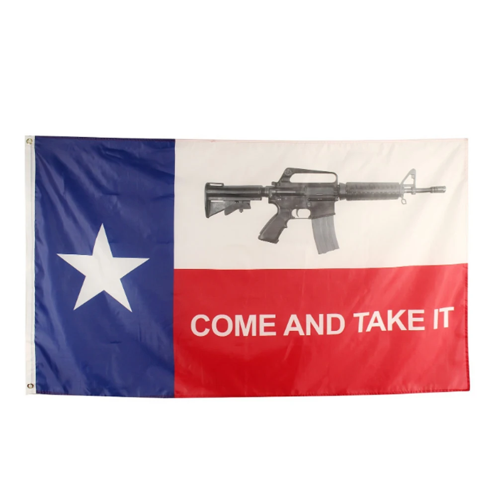 ANLEY Ateiti Ir pasiimti Vėliavos Spalvas ginklą Texas Gonzales NRI šaligatvio Texas Revoliucija, Karinė Spartan 3x5 metrų reklama