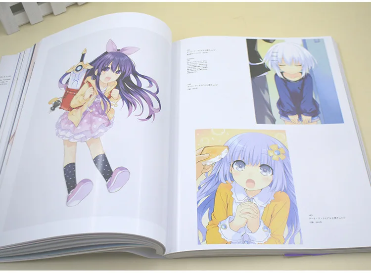 Anime DIENOS, GYVO Meno Knygos Yatogami Tohka Yoshino Kurumi Izayoi Fanart Katalogą, Brošiūra Iliustracijos Artbook Albumo Nuotrauką Dovana