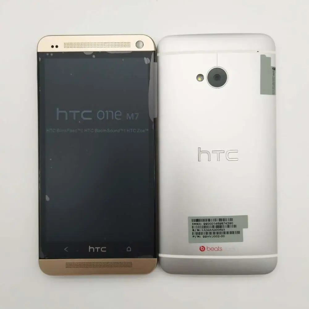 Atrakinta Originalus Mobiliuosius Telefonus HTC M7 2 GB RAM, 32 GB ROM Išmanųjį telefoną 4.7 colių Ekranas 