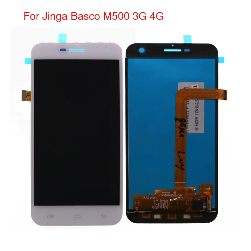 Aukštos Kokybės Jinga Basco M500 3G 4G LCD Ekranas Jutiklinis Ekranas skaitmeninis keitiklis Surinkimas Su Laisvai Įrankiai