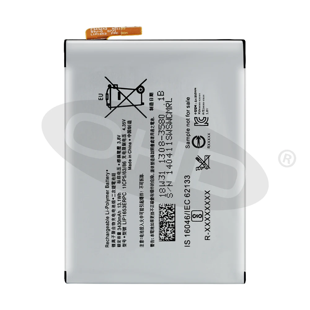 Aukštos Kokybės Pakaitinis LIP1653ERPC Baterija SONY Xperia XA2 Ultra G3421 G3412 XA1 Plus Dual H4213 Telefono Baterija 3430mAh