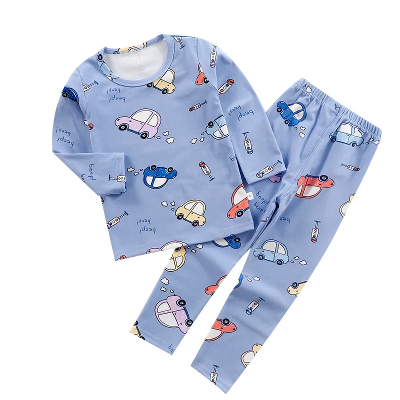 Bamblys mergina drabužių Rudens-žiemos nauja vaikų kostiumas berniukams, mergaitėms medvilnės pižama kostiumas bamblys mergina patenka drabužius 2020 m.