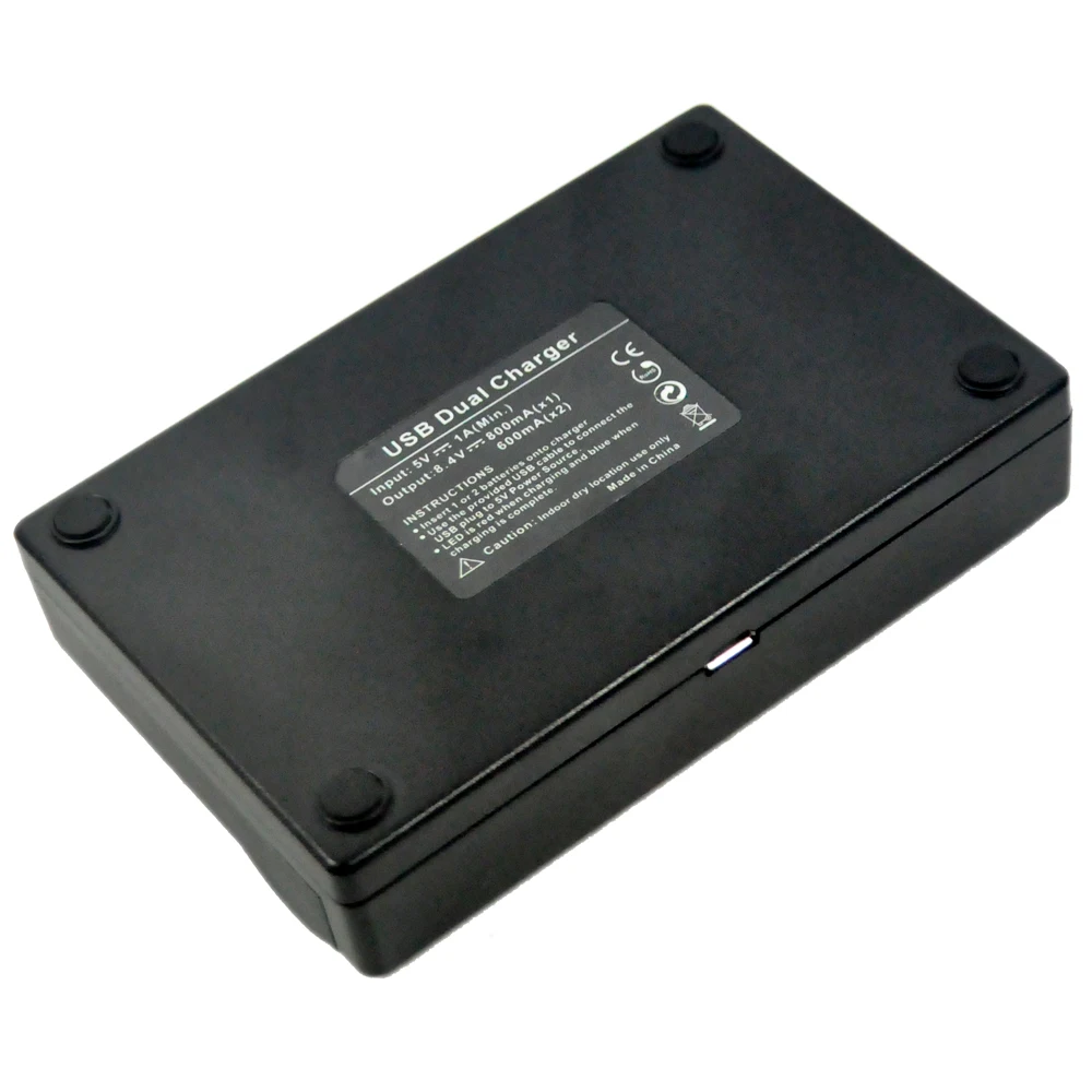 Baterijos Įkroviklis USB Dual CRV3 CR-V3 CR-V3P LB-01 RCR-V3 Digibino DB100 DB200 *ist D DL DL2 DS DS2 Optio S40 S45 S50 S55 S60