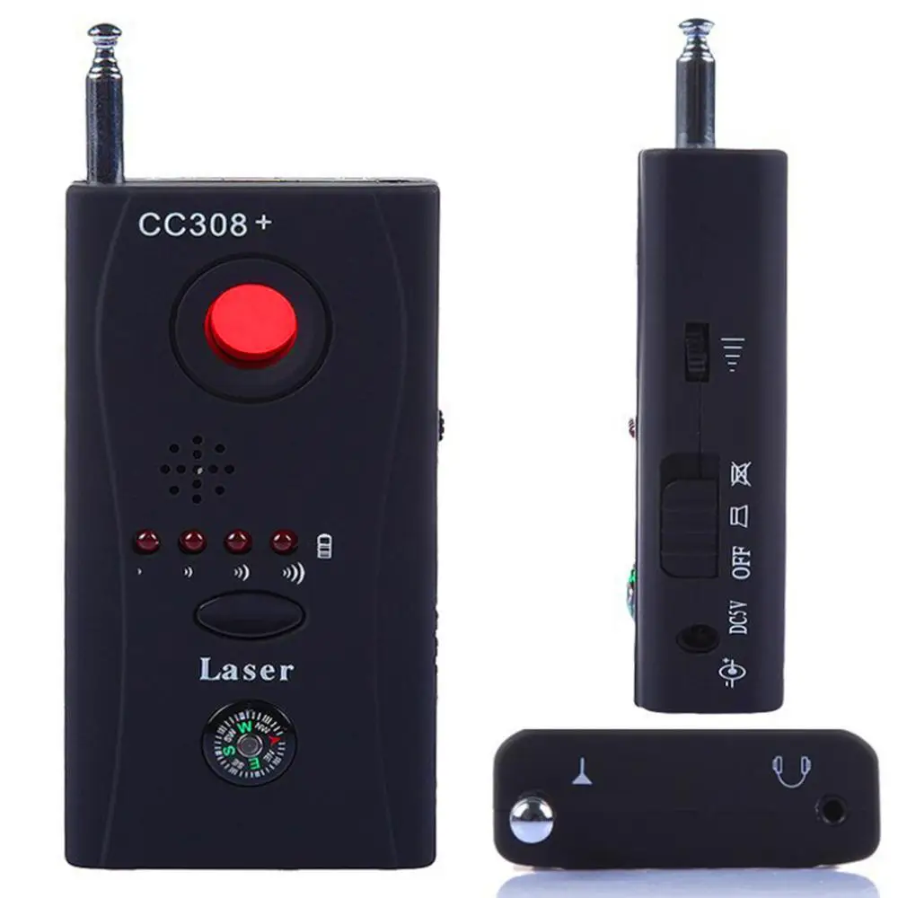 Belaidžio ryšio Signalų Detektorius CC308+ Radijo Bangų Signalą Nustatyti vaizdo Kameros Full-range) WiFi RF, GSM Prietaisas Finder 