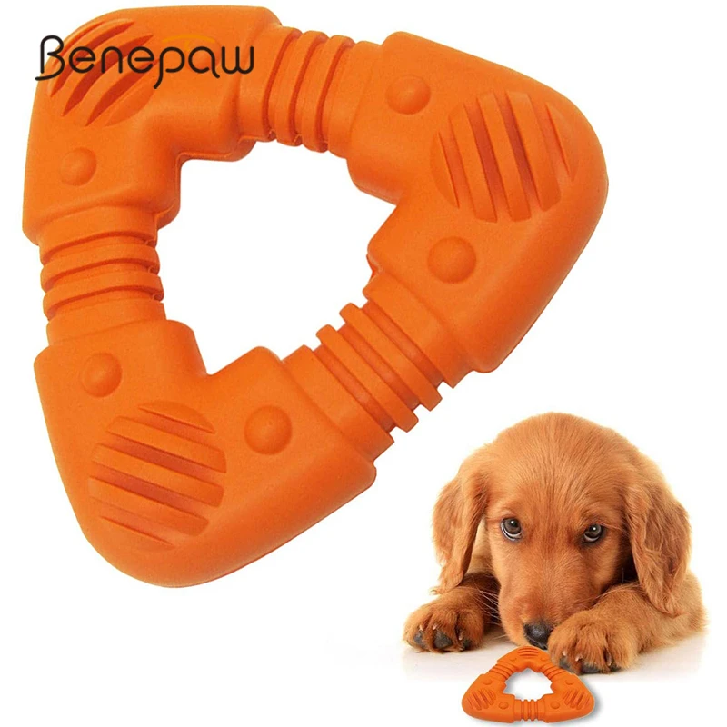 Benepaw Nesunaikinami Šunį Kramtyti Žaislus Gamtos Saugus Minkštos Gumos Mažylis Žaislų, Agresyviai Chewers Žaisti Žaidimą Pet Supplies