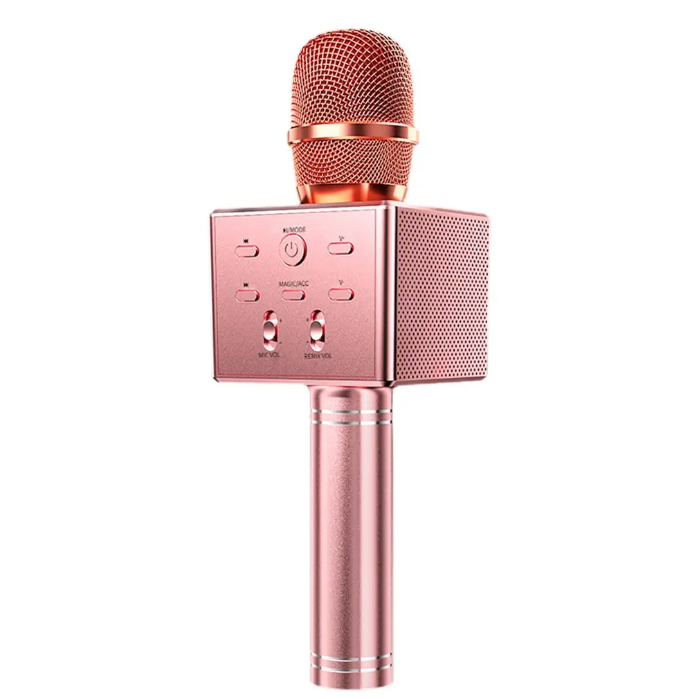 Bevielis Karaoke Mikrofonas Aliuminio Lydinio Nešiojamą Daugiafunkcį 3 Garsiau Garsiakalbiai 15W Žaidėjas Permainingi Balso