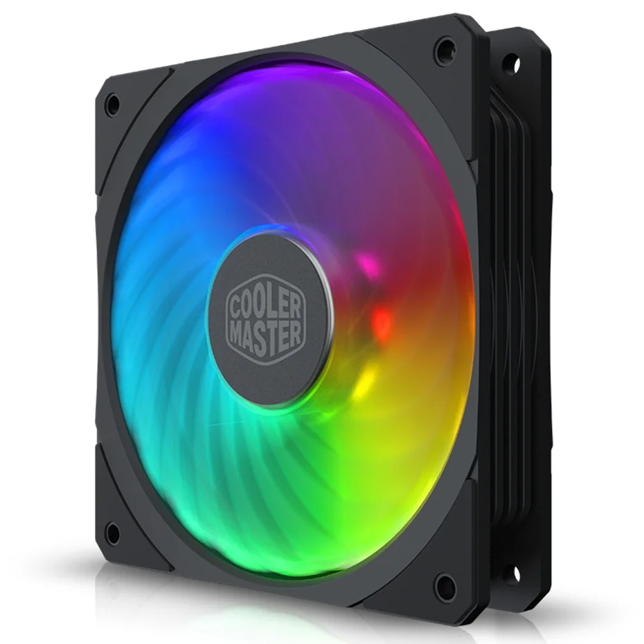 Cooler Master MasterFan SF120R ARGB CPU Kompiuterio Atveju Aušinimo ventiliatorius 120mm 5V Naudojamos RGB Spalvų Silent PWM ventiliatorių
