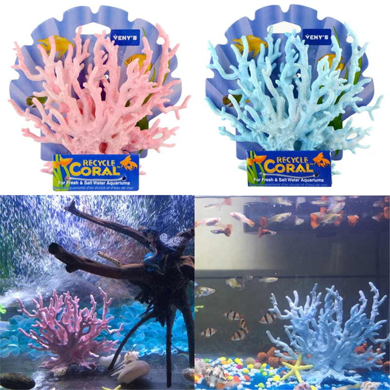Dirbtinės Dervos Vandens Koralų Akvariumo Apdaila Žuvų Bakas Ornamentu Povandeninis Povandeninis Laivas Coral Apdaila