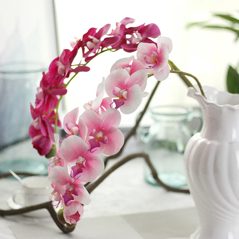 Dirbtinės Gėlės Nekilnojamojo Touch Dirbtinis Drugys Orchidėjų Drugelių Orchidėja, naujas Namas Namo Vestuvių Šventė Apdaila