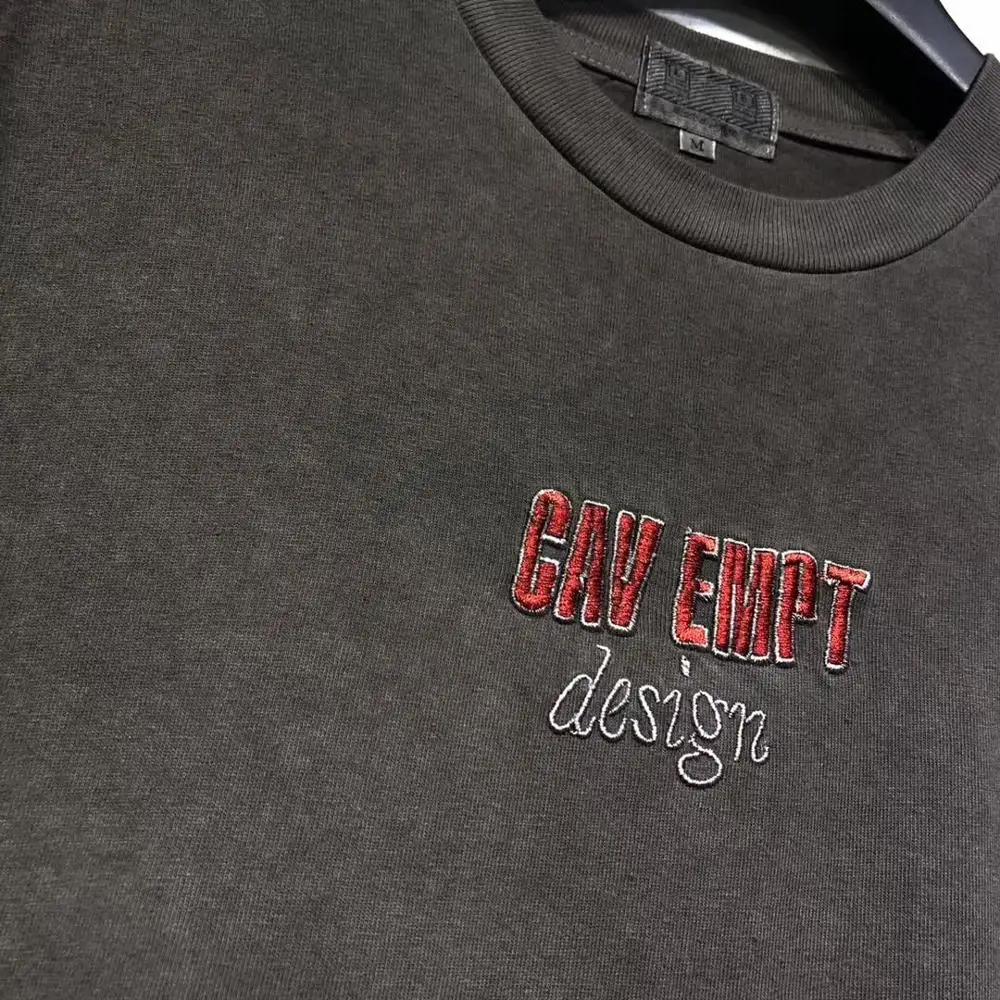Dizainas Siuvinėjimas Logotipas CAVEMPT T-shirt 2020 m. Vyrai Moterys Sunkiųjų kokybės Derliaus CAVEMPT T-shirts 1:1 C. E Viršūnes Tee
