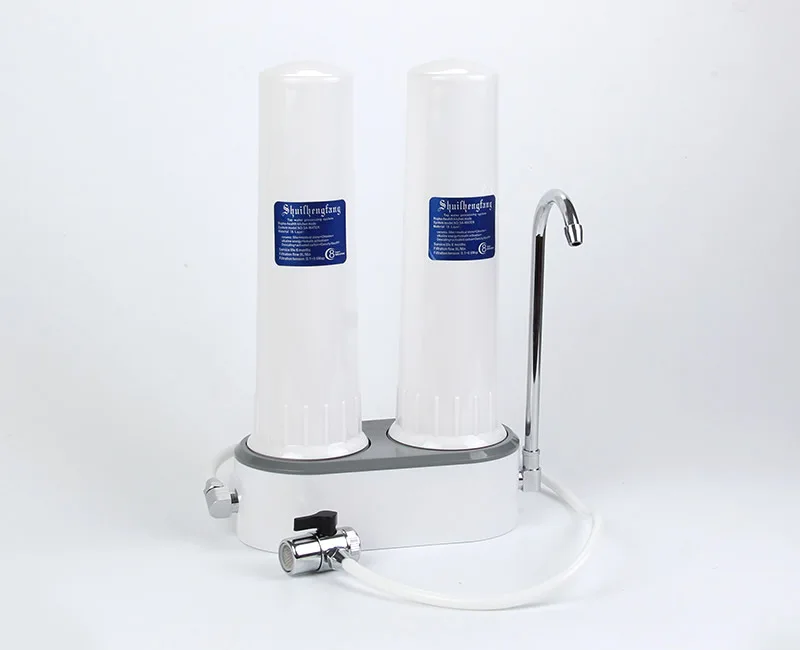 Dviejų sluoksnių filtravimo ABS lukštais, Maišytuvas, montuojamas vandens valytuvas,ekranėlyje,lengva įdiegti,Saugaus geriamojo vandens,Daugkartinio naudojimo Filtras