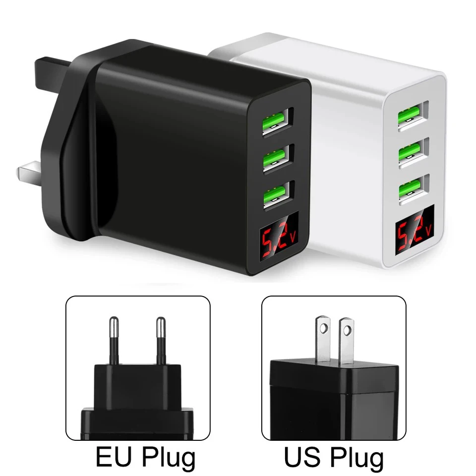 ES/JAV Prijunkite USB Įkroviklis Greitai Įkrauti Telefono Adapteris, Skirtas 