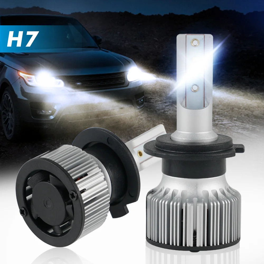 H7 LED Žibintai LED Automobilio Žibinto Šviesą BMW 135i 128i E82 E88 323Ci 323i 325Ci 325i 325xi E46 10000LM 60W 6000K Auto Žibintai