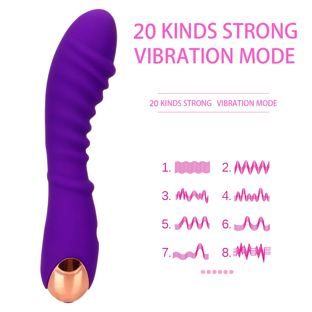 IKOKY 20 Greičio Vibratorius Dildo Klitorio Stimuliacija Makšties Masažas Silikono Moterų Masturbacija Sekso Žaislai Moteris USB Charg