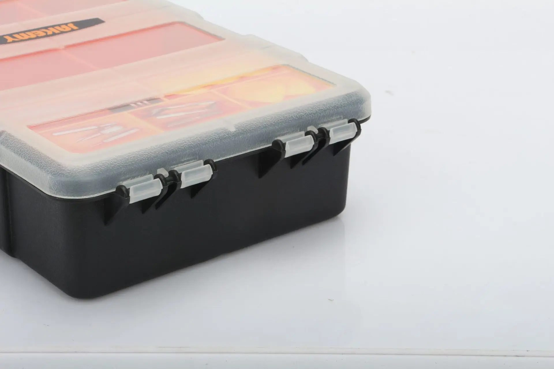 JAKEMY JM-Z20 Nešiojamų Lengvas Dvigubo sluoksnio Mini Plastikinių Dalių Saugojimui Lauke Įrankių dėžė Mažų Dalių