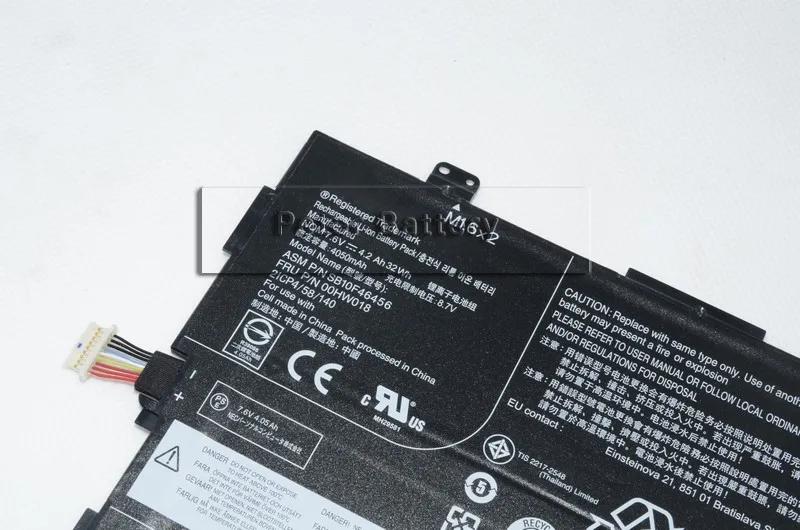 JIGU 7.6 V 32WH Originalus Laptopo Baterijos 00HW016 SB10F46454 SB10F46455 SB10F46456 Lenovo ThinkPad 10 2
