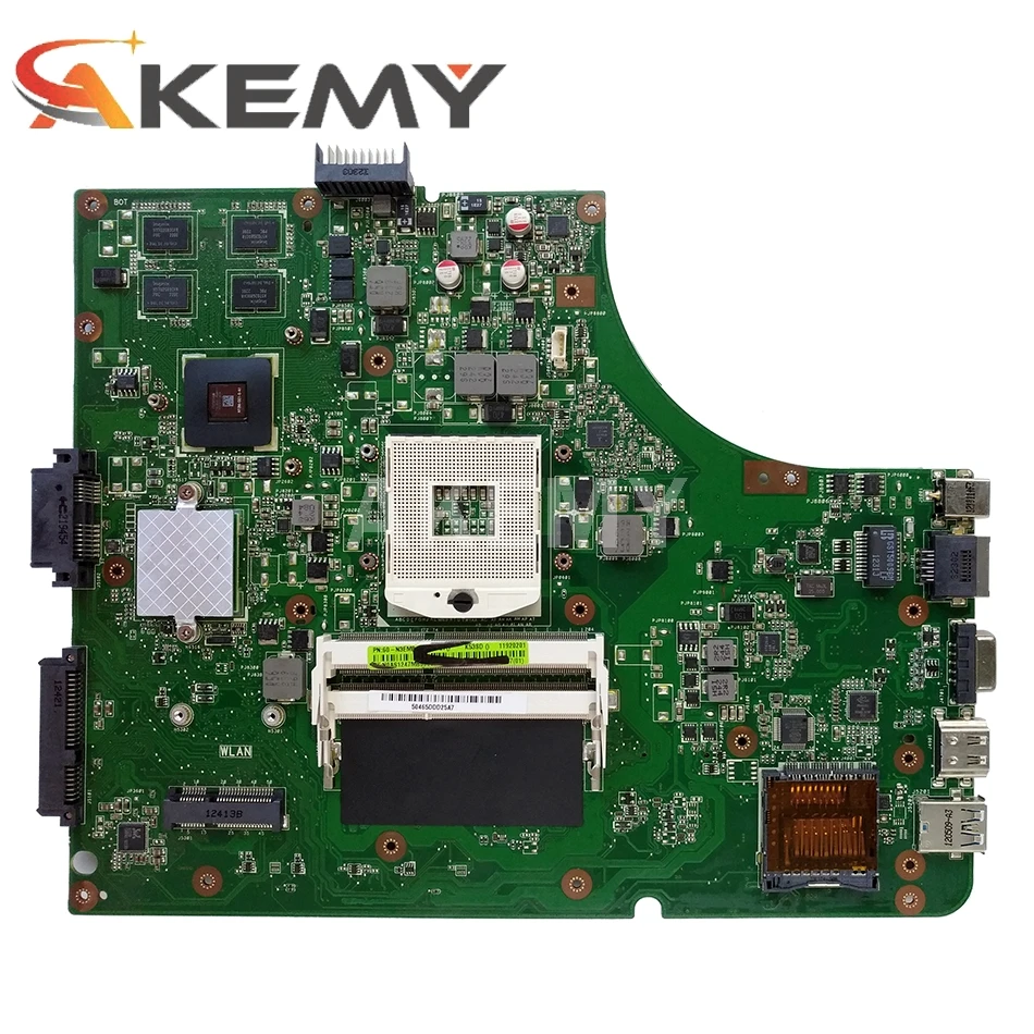 K53SD REV 5.1 Nešiojamojo kompiuterio motininė plokštė, skirta Asus K53SD K53S A53S X53S Mainboard GT610M 2G N13M-GE1-S-A1 HM65 be Valdybos