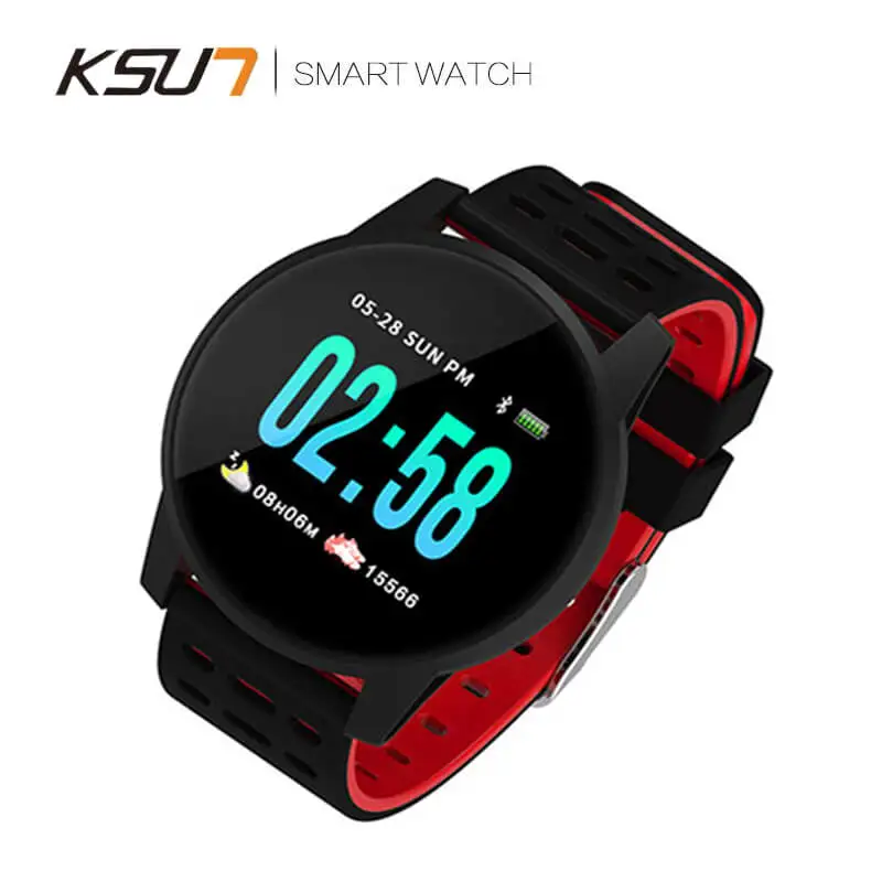 KSR701 Smart Žiūrėti IP68 Kraujo Spaudimas, Širdies ritmo Monitorius Sporto Fitneso Apyrankę Tracker Pedometer Smartwatch 