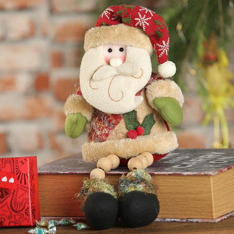 Kalėdų Dekoracijas, Animacinių filmų Kalėdų Senelio Lėlės Sniego Žmogus Briedžių Papuošalai Žaislas Kalėdų Medžio Kabantys Papuošalai Šalies Naujųjų Metų Dovanos