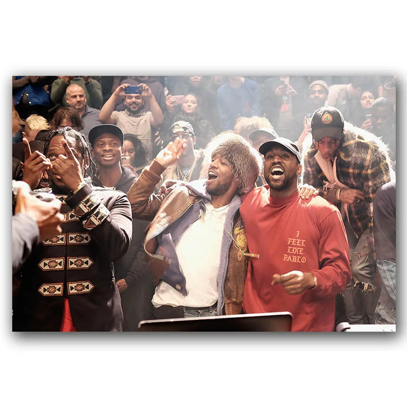 Kanye West Muzikos Dainininkas, Reperis Plakatas Sienos Menas Spausdinti Paveikslai Tapyba 30x45 60x90cm Dekoratyvinis Nuotrauką Tapetai Miegamojo Puošimas