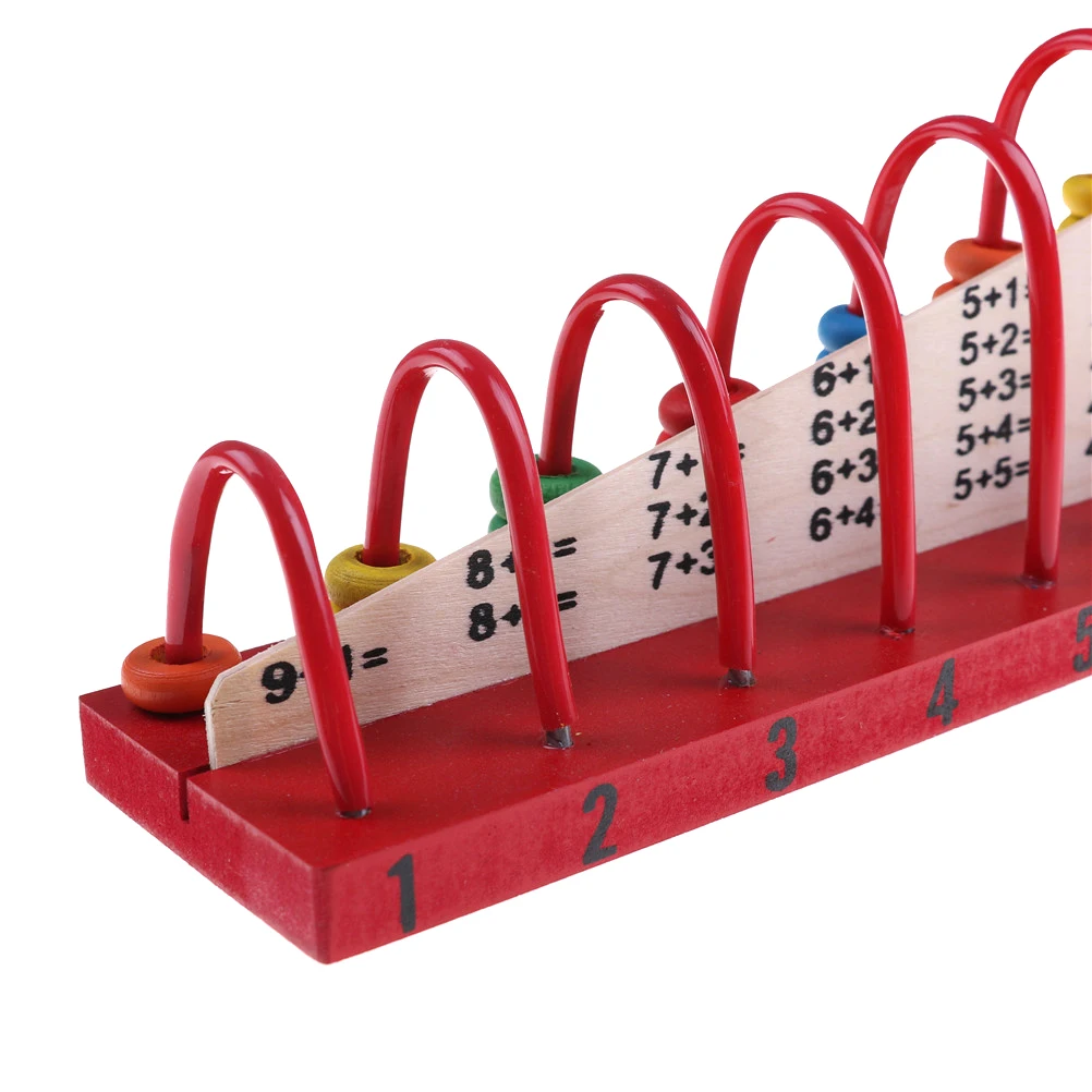 Karšto Pardavimo Vaivorykštė Granulių Klasikinis montessori Matematikos Medinis Žaislas mokymosi Pradžioje švietimo žaislas dovana Medinių abacus Kūdikių Matematikos žaislai