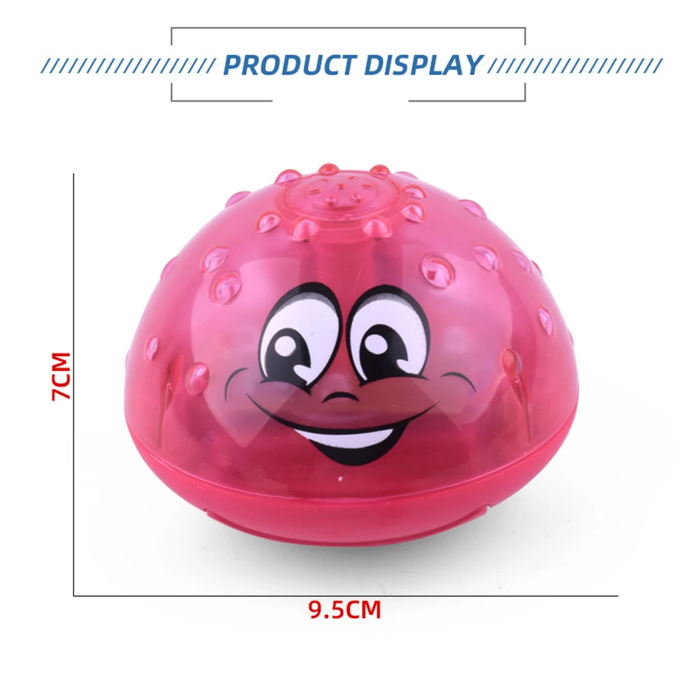 Karšto pardavimo Puikus LED Mirksi Vonios Žaislai Kamuolys Vandens Squirting Purkštuvų Kūdikių Vonia, Dušas, Vaikams, Žaislai, vandens žaislai vaikams