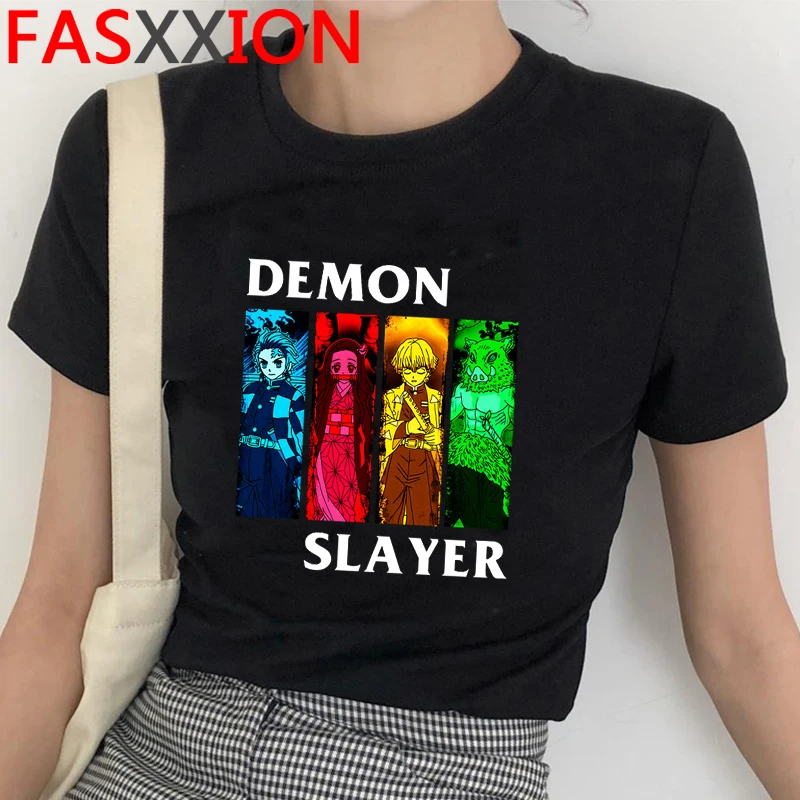 Kietas Japonų Anime Demon Slayer Marškinėliai Vyrams Kimetsu Nr. Yaiba Juokingas Animacinių filmų T-shirt Demonas Blamd Grafinis Marškinėlius Hip-Hop Viršūnes Vyras