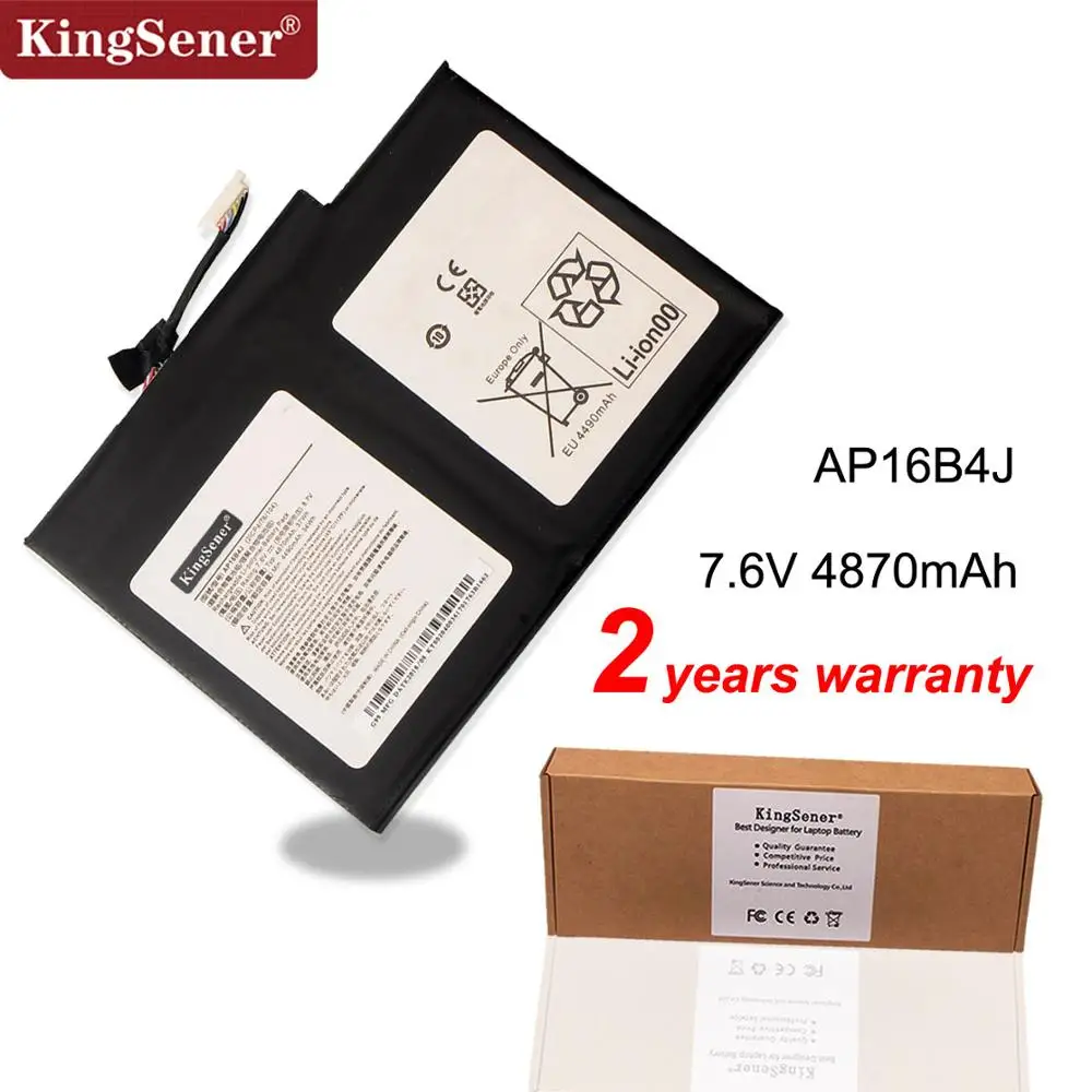 Kingsener AP16B4J Nešiojamas Baterija Acer Aspire Jungiklis Alfa 12 SA5-271 Tablet 7.6 V 37WH AP16B4J