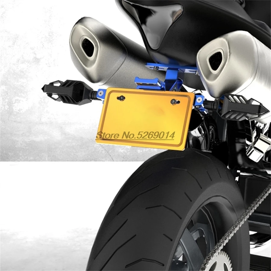 LED CNC Aliuminio Motociklo Licencija, Registracijos numerio Laikiklio dangtelis Vespa Sprint 