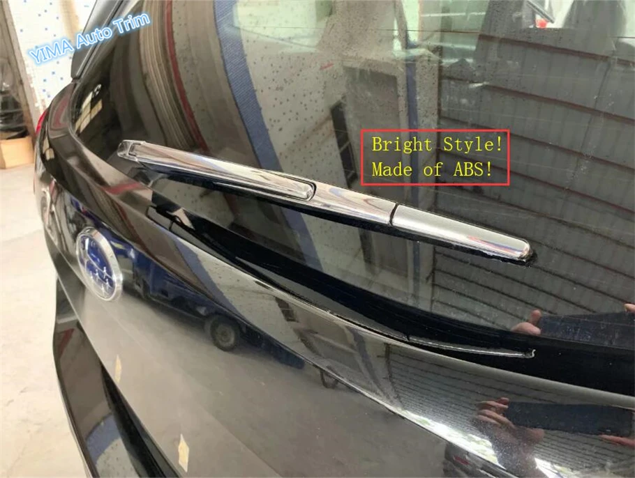 Lapetus Automobilių Stilius Galinio Lango stiklo Valytuvas apsauginis Rėmas Padengti Trim 4 Vnt ABS Tinka Subaru Forester 2019 2020 2021