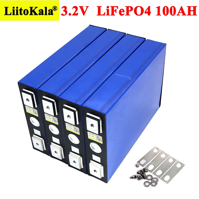Liitokala 3.2 V 100Ah LiFePO4 Baterija Ličio phospha Didelės talpos 