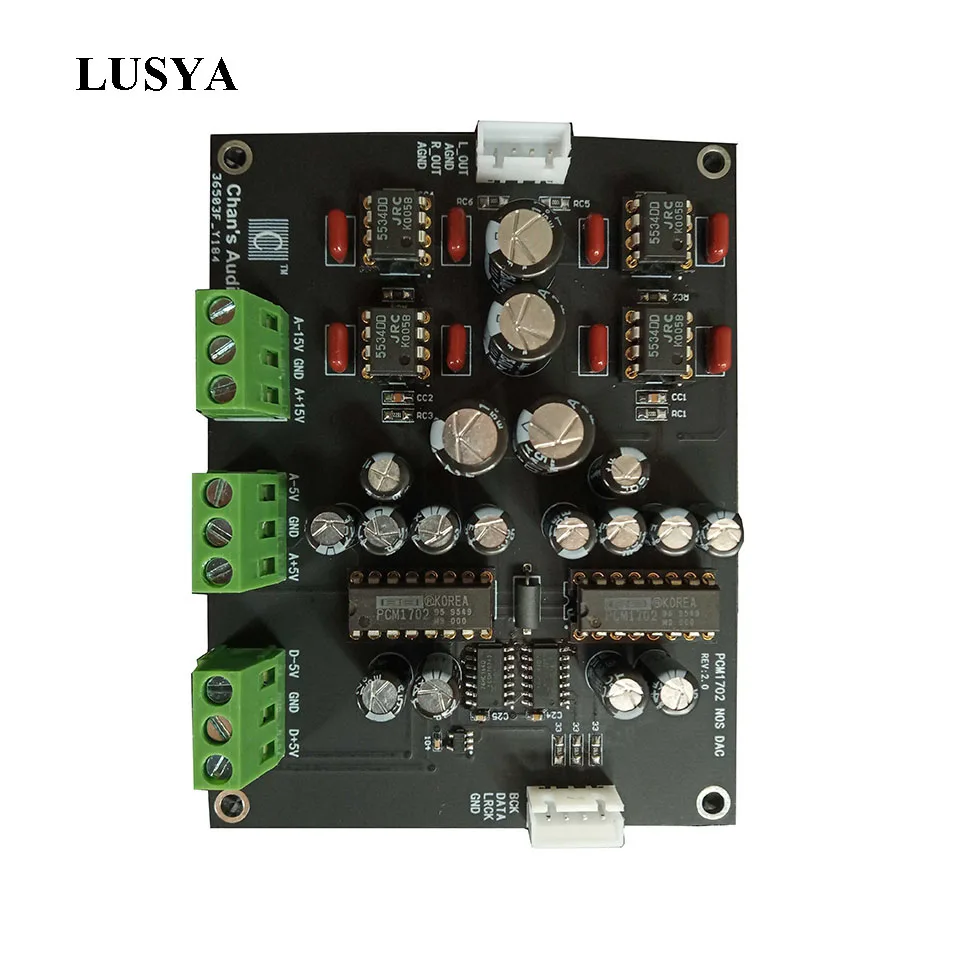 Lusya PCM1702 NOS DAC Dekoderis Valdybos Palaiko USB Sąsają 