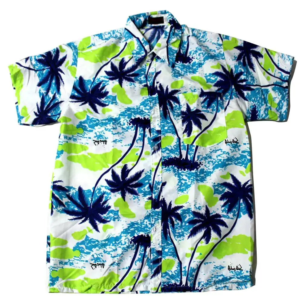 MISSKY Moterų, Vyrų Vasaros Unisex Marškinėliai Mados Paplūdimys Marškinėliai Havajų Modelis Atsitiktinis Marškinėliai Vyrų Mėgėjams Drabužiai
