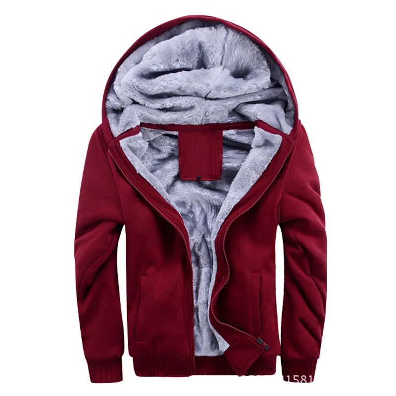 Mados Fleece Series Striukė Nustatyti Vyrų Rudens-Žiemos Prekės Šiltų Viršutinių Drabužių Siuvimas 7 Spalvų Hoodie Atsitiktinis Baggy Kailis Streetwear Vyras