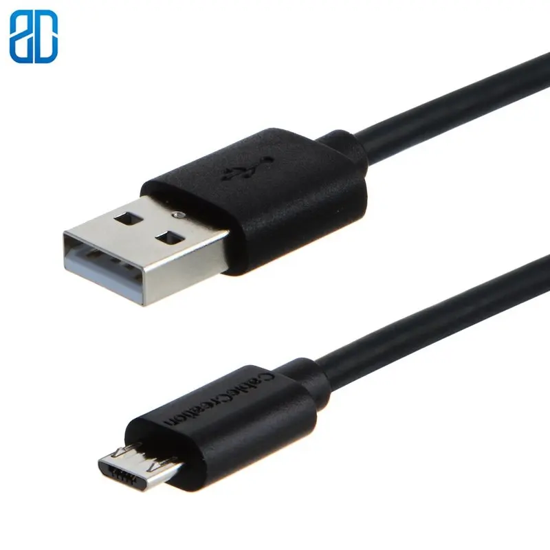 Micro USB 2.0 Laidas 6 Pėdų USB 2.0 Micro-USB Kabelis, Didelės Spartos Vyrų Micro B Trigubai Ekranuotas Kabelis 1.8 M/Black