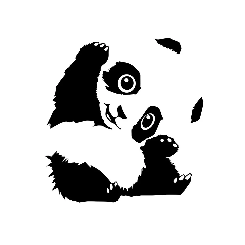 Mielas Panda Sienų Lipduko Vaikų Darželio Mokyklos Sienų Dekoras Gražių Gyvūnų Vinilo Sienos Meno Decal Namų Puošybai Miegamojo Kambarį Z123
