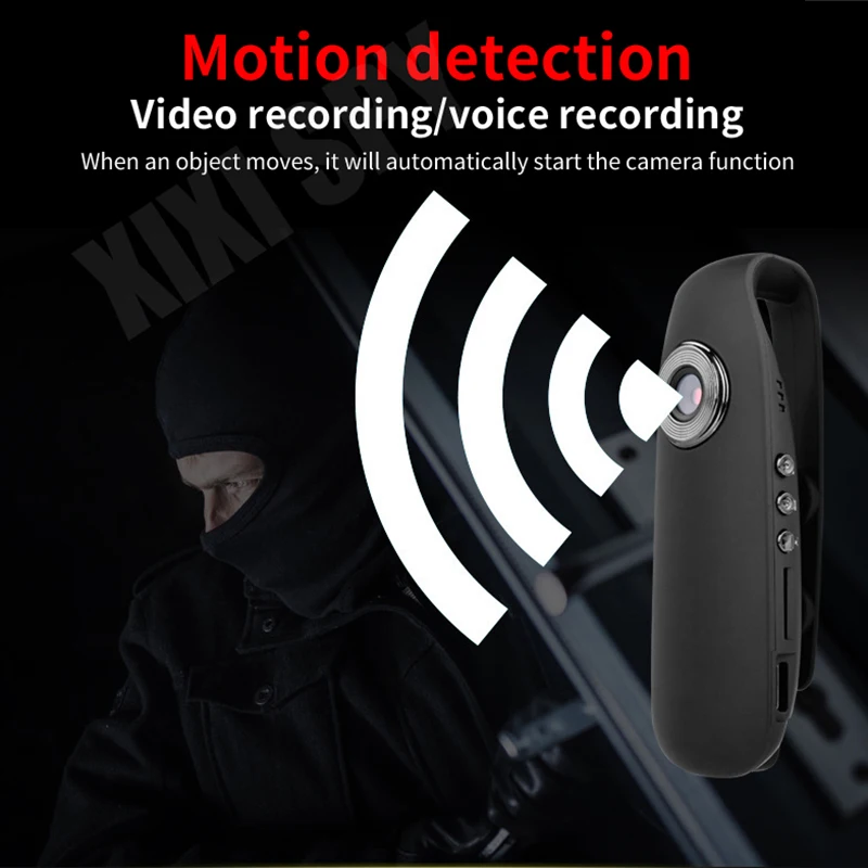 Mini kamera kūno nešiojami 1080P HD DV Profesionalių Skaitmeninių Balso, Vaizdo magnetofoną, mažų mikro garso paslaptis prekės xixi spy