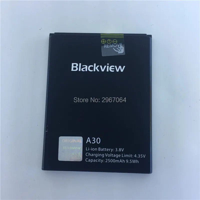 Mobiliojo telefono baterija Blackview A30 baterijos 2500mAh 5.5 colių MTK6580A Ilgas laukimo laikas, Aukštos kokybės Blackview Mobilių Priedų