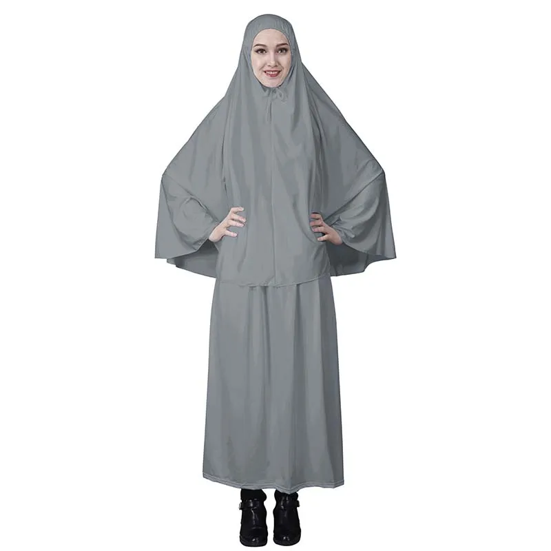 Musulmonų Rinkiniai abaja femme malda suknelė malda drabužių moslim jurken 14 spalvų, M-XXL 123