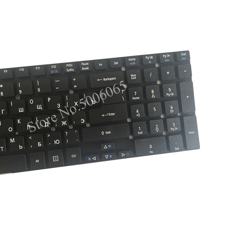 NAUJAS rusijos nešiojamojo kompiuterio klaviatūra Acer Aspire ES1-531 ES1-731 ES1-731G ES1-512-C4DW RU klaviatūra