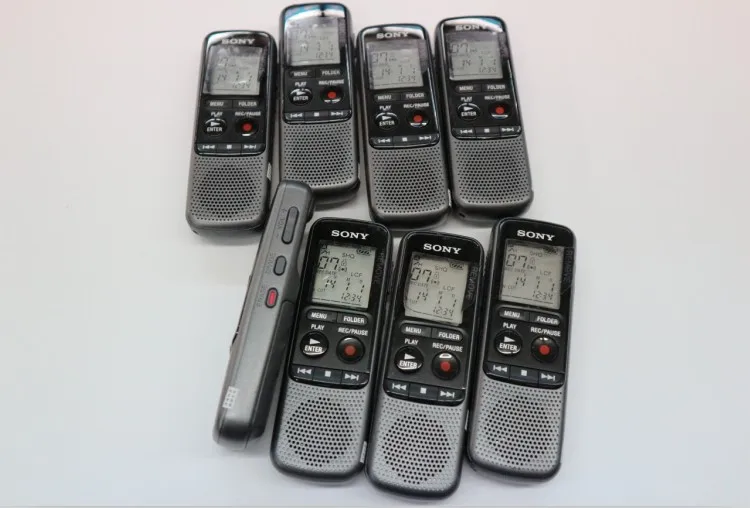 Naudotas,originalus Sony 4GB TLK-PX240 MP3 Skaitmeninis Balso IC Diktofonas integruotas Stereofoninis Mikrofonas