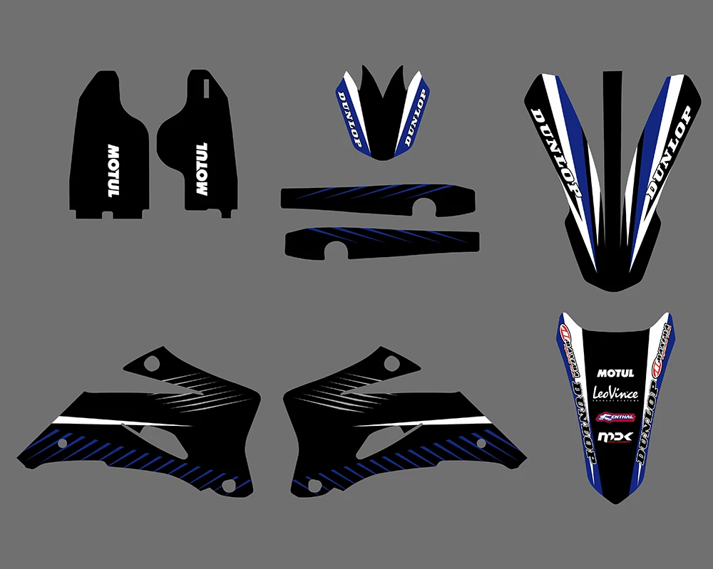 Nauja Stiliaus Komanda Lipdukas Grafika Motociklo Lipduku Komplektas Yamaha WR250F WR450F WR 250F 450F 2007 2008 2009 2010 2011