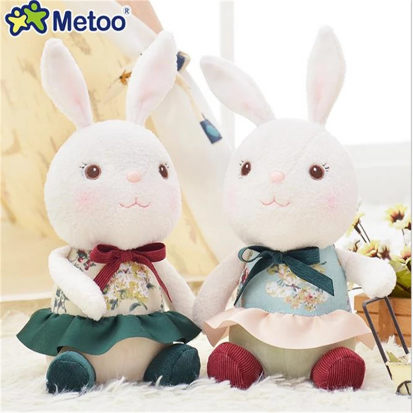 Naujas Mielas Animacinių filmų Pliušinis Žaislas Metoo Triušis Lėlės 27X13cm Minkštas iškamša Bunny Rabbit Žaislas, skirtas Baby Girl Vaikams, Žaislų, Dovanų A50