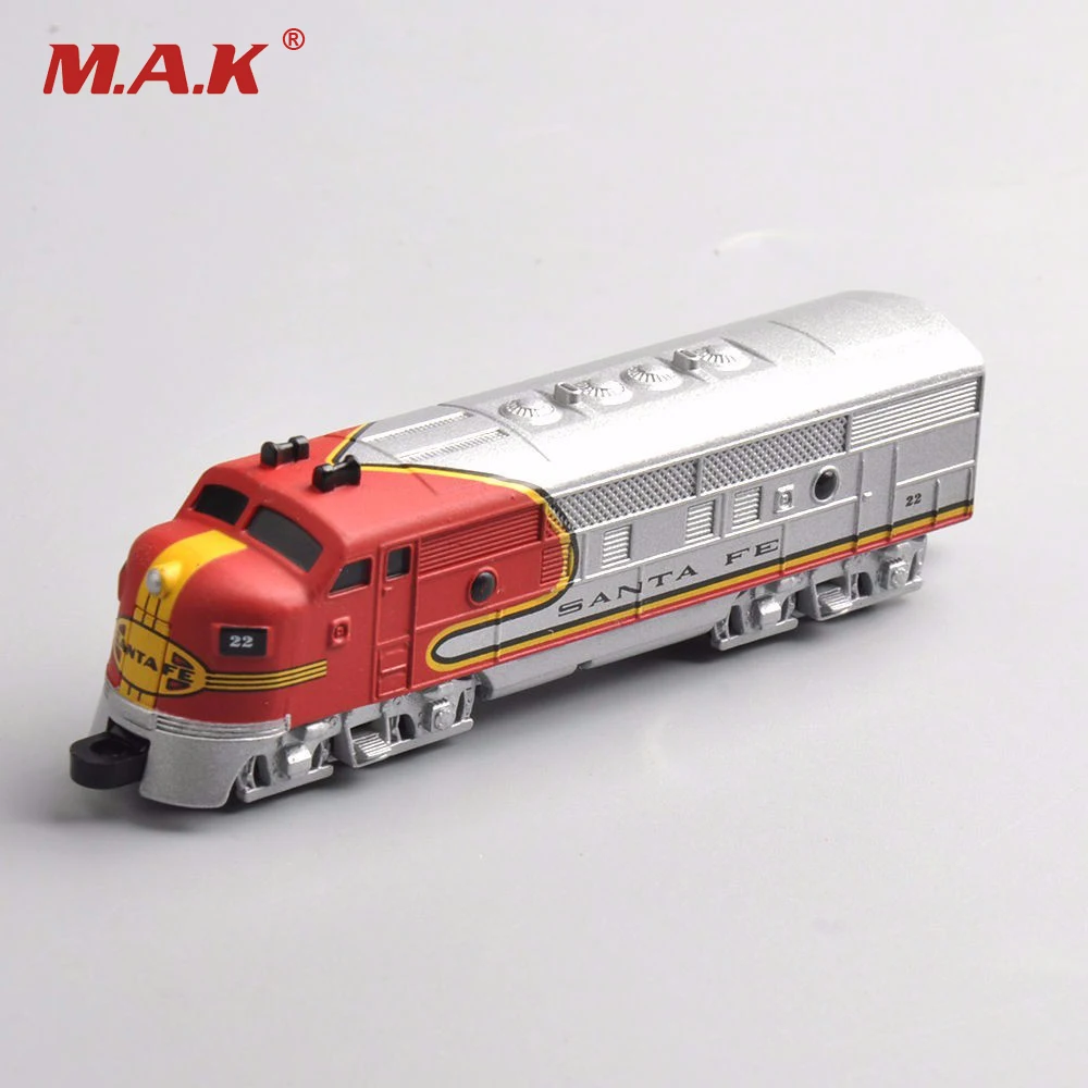 Naujas Populiarus 1/160 Masto Diecast Traukinių Modelius, Vaikų Žaislai SANTA FE Traukinio Modelis Dovanų Kolekcijas Apie 10cm